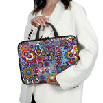 Mandala Tile Bohemian Pattern Print Laptop Sleeve With Handle
