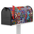 Mandala Tile Bohemian Pattern Print Mailbox Cover