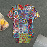 Mandala Tile Bohemian Pattern Print Men's Bodysuit