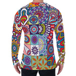 Mandala Tile Bohemian Pattern Print Men's Long Sleeve T-Shirt