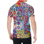 Mandala Tile Bohemian Pattern Print Men's Shirt