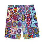 Mandala Tile Bohemian Pattern Print Men's Sports Shorts