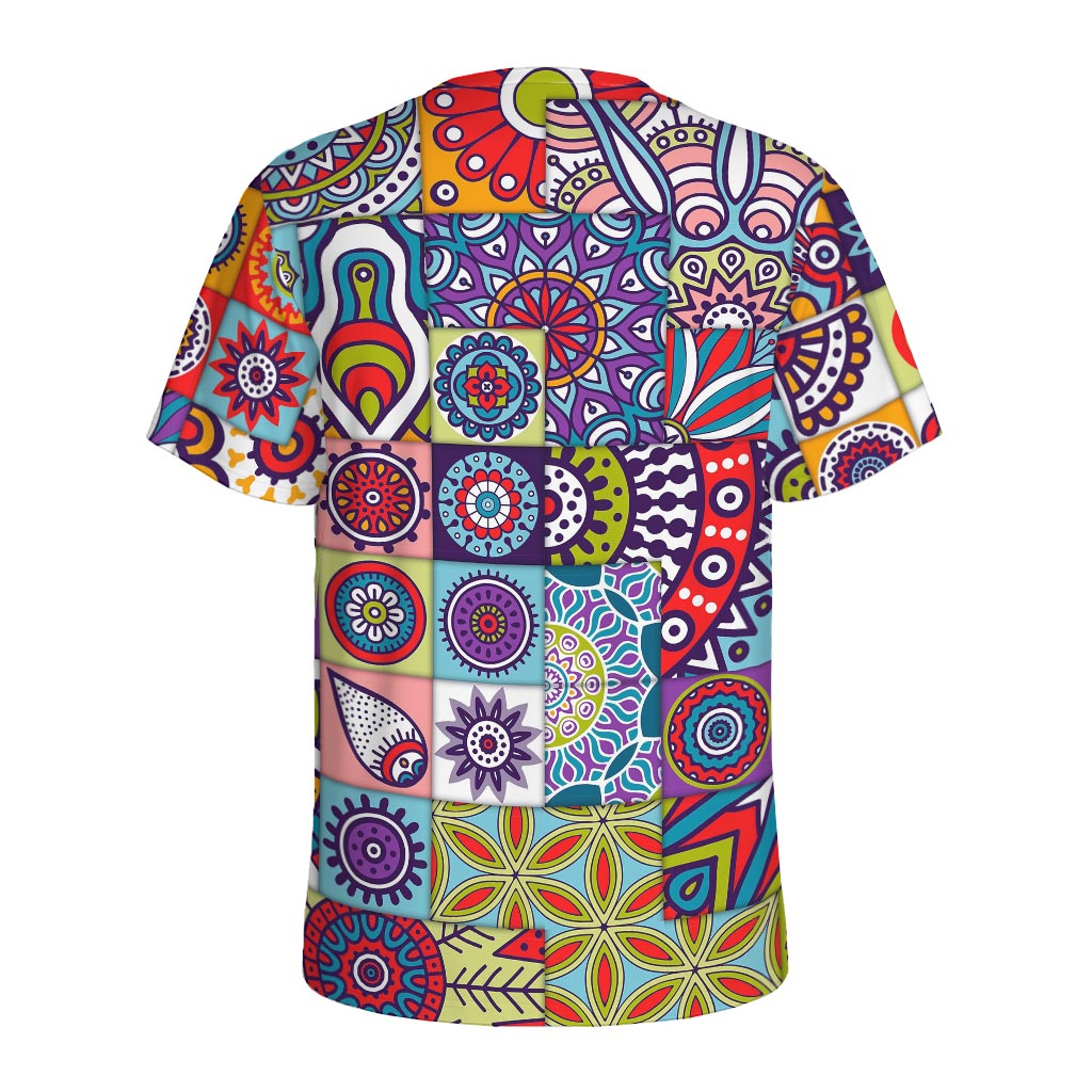 Mandala Tile Bohemian Pattern Print Men's Sports T-Shirt