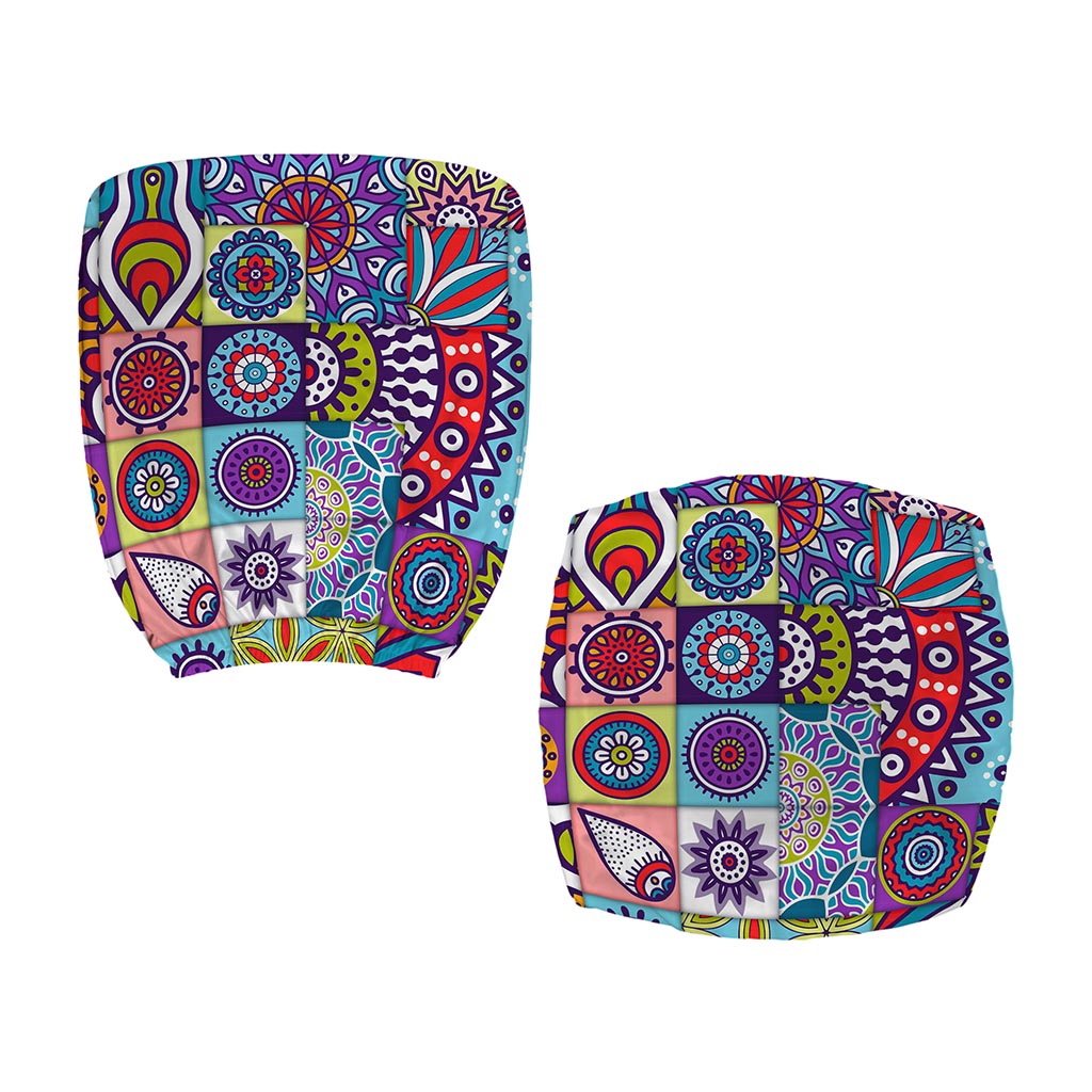 Mandala Tile Bohemian Pattern Print Office Chair Cover