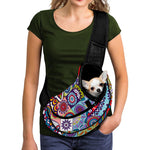 Mandala Tile Bohemian Pattern Print Pet Sling Carrier
