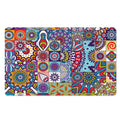 Mandala Tile Bohemian Pattern Print Polyester Doormat