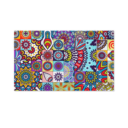 Mandala Tile Bohemian Pattern Print Polyester Flag