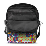 Mandala Tile Bohemian Pattern Print Rectangular Crossbody Bag