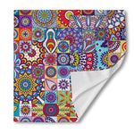 Mandala Tile Bohemian Pattern Print Silk Bandana