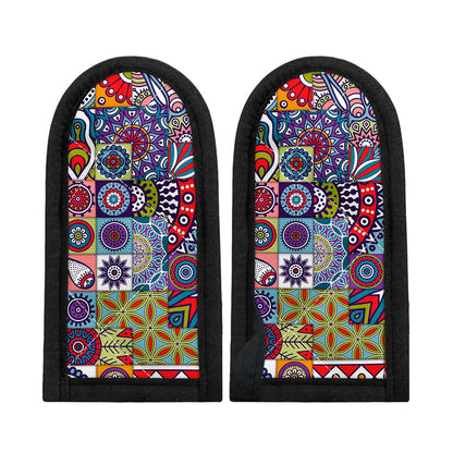 Mandala Tile Bohemian Pattern Print Skillet Handle Cover