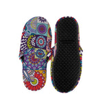 Mandala Tile Bohemian Pattern Print Slippers