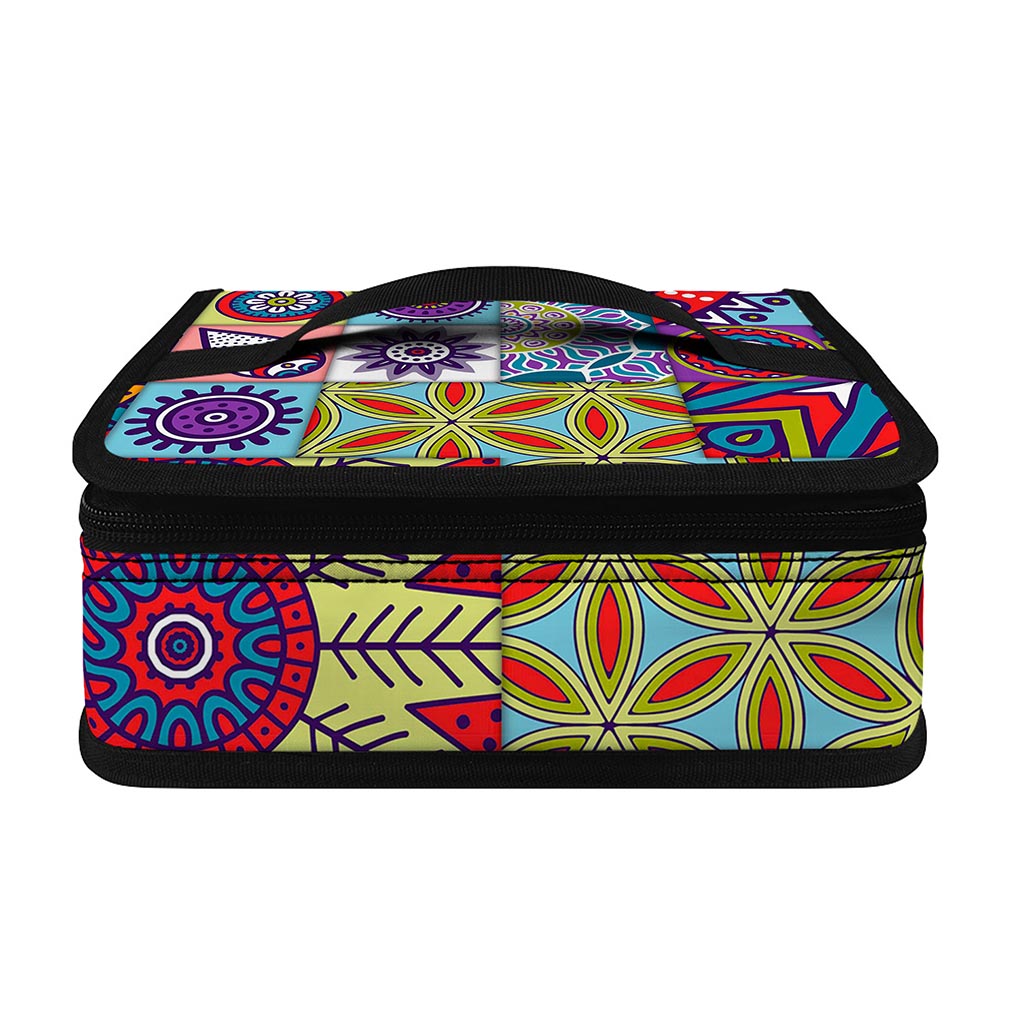 Mandala Tile Bohemian Pattern Print Small Lunch Bag