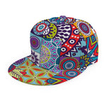 Mandala Tile Bohemian Pattern Print Snapback Cap