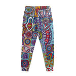 Mandala Tile Bohemian Pattern Print Sweatpants
