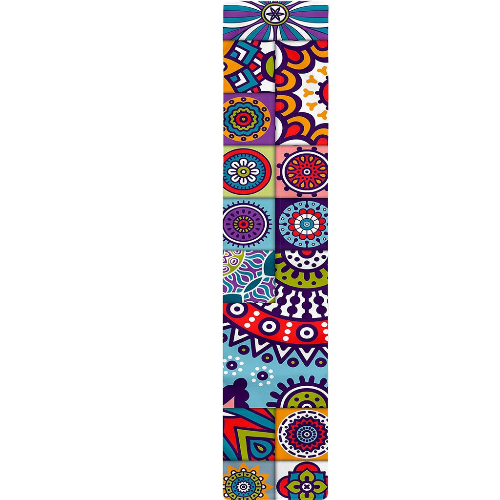 Mandala Tile Bohemian Pattern Print Table Runner