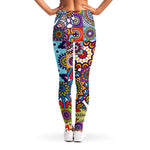 Mandala Tile Bohemian Pattern Print Women's Leggings