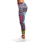 Mandala Tile Bohemian Pattern Print Women's Leggings