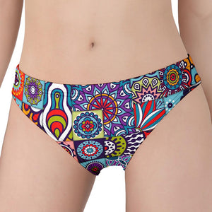 Mandala Tile Bohemian Pattern Print Women's Panties