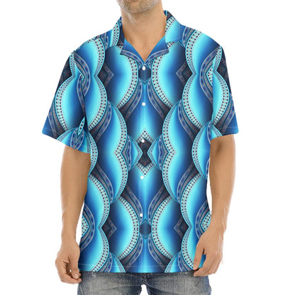 Mandala Waves Bohemian Pattern Print Aloha Shirt