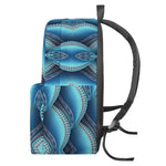 Mandala Waves Bohemian Pattern Print Backpack