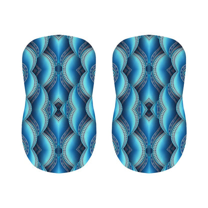 Mandala Waves Bohemian Pattern Print Bar Stool Covers
