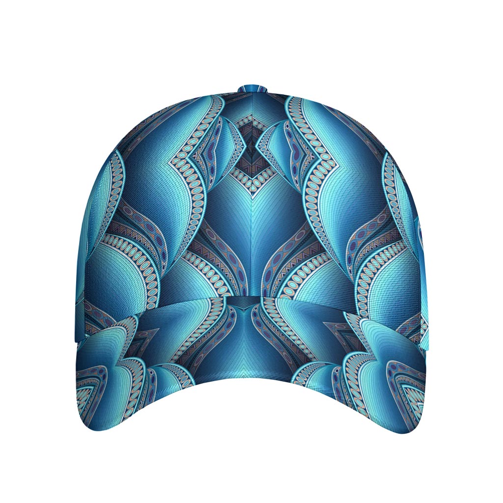 Mandala Waves Bohemian Pattern Print Baseball Cap
