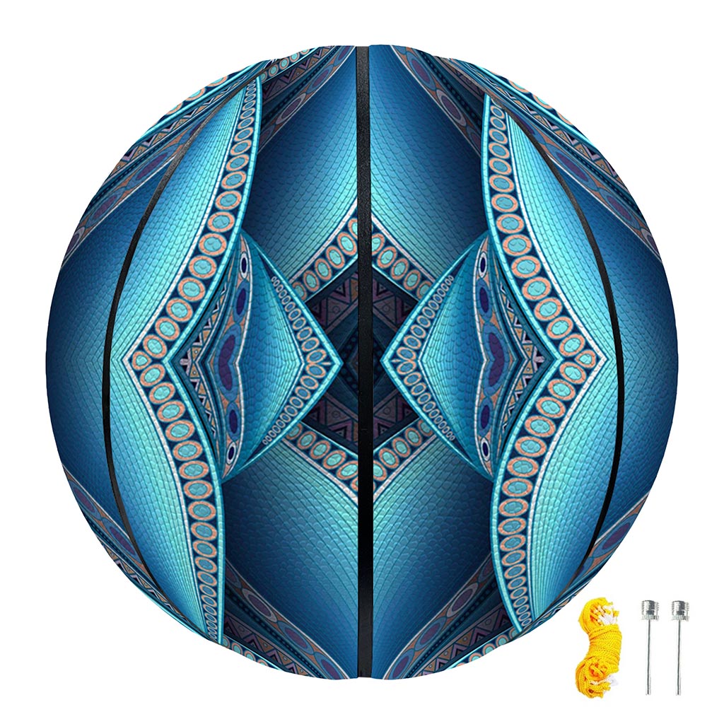 Mandala Waves Bohemian Pattern Print Basketball