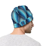 Mandala Waves Bohemian Pattern Print Beanie