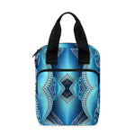 Mandala Waves Bohemian Pattern Print Bible Tote Bag