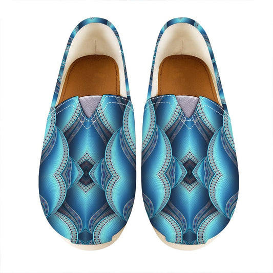 Mandala Waves Bohemian Pattern Print Casual Shoes
