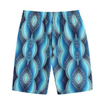 Mandala Waves Bohemian Pattern Print Cotton Shorts