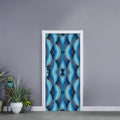 Mandala Waves Bohemian Pattern Print Door Sticker