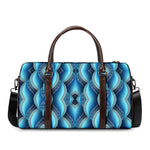 Mandala Waves Bohemian Pattern Print Duffle Bag