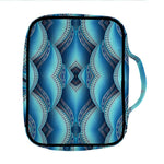 Mandala Waves Bohemian Pattern Print Front Pocket Bible Bag
