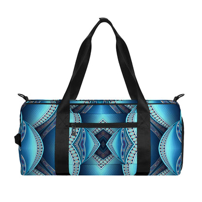 Mandala Waves Bohemian Pattern Print Gym Bag