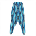 Mandala Waves Bohemian Pattern Print Hammer Pants