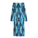 Mandala Waves Bohemian Pattern Print Hooded Bathrobe