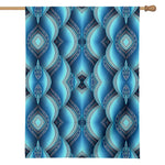 Mandala Waves Bohemian Pattern Print House Flag