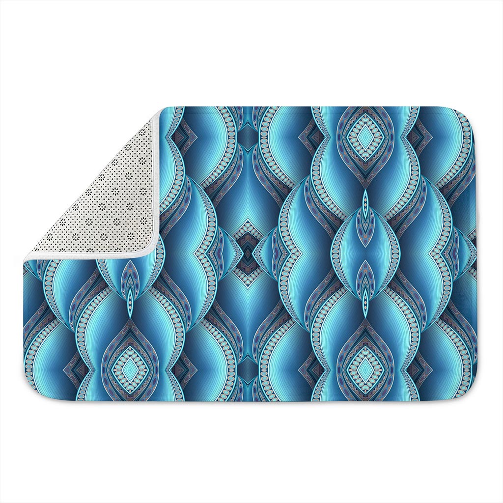 Mandala Waves Bohemian Pattern Print Indoor Door Mat