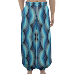 Mandala Waves Bohemian Pattern Print Lantern Pants