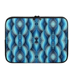 Mandala Waves Bohemian Pattern Print Laptop Sleeve