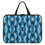 Mandala Waves Bohemian Pattern Print Laptop Sleeve With Handle