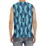 Mandala Waves Bohemian Pattern Print Men's Fitness Tank Top