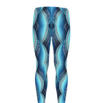 Mandala Waves Bohemian Pattern Print Men's leggings