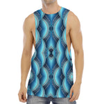 Mandala Waves Bohemian Pattern Print Men's Muscle Tank Top