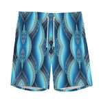 Mandala Waves Bohemian Pattern Print Men's Sports Shorts
