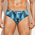 Mandala Waves Bohemian Pattern Print Men's Swim Briefs