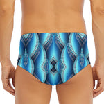 Mandala Waves Bohemian Pattern Print Men's Triangle Swim Briefs