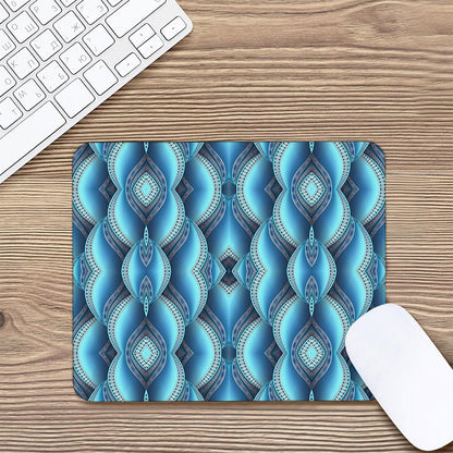 Mandala Waves Bohemian Pattern Print Mouse Pad