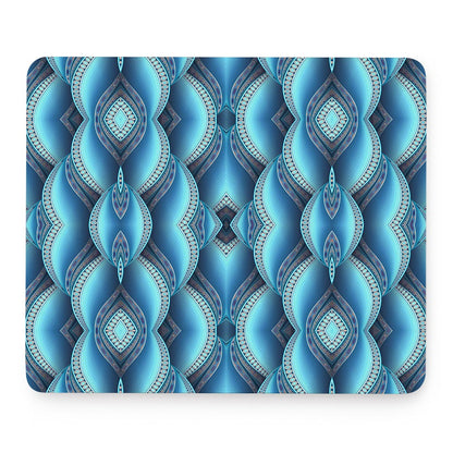 Mandala Waves Bohemian Pattern Print Mouse Pad